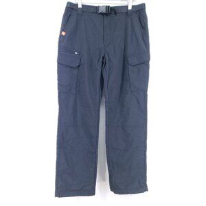The American Outdoorsman Fleece-Lined Pants Mens Size 32x30 Black Polyester Blen